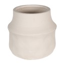 Clayre & Eef Fioriera Ø 12x11 cm Beige Ceramica