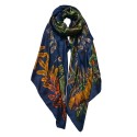 Juleeze Printed Scarf 90x180 cm Blue