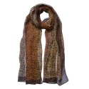 Juleeze Printed Scarf 50x160 cm Brown