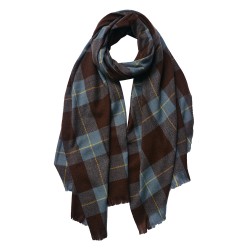 Juleeze Wintersjaal Dames  70x180 cm Blauw