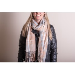 Juleeze Sciarpa invernale da donna 68x180 cm Blu Rosa