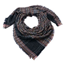 Juleeze Winter Scarf Women 130x130 cm Grey