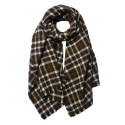 Juleeze Winter Scarf Women 70x190 cm Brown Diamond