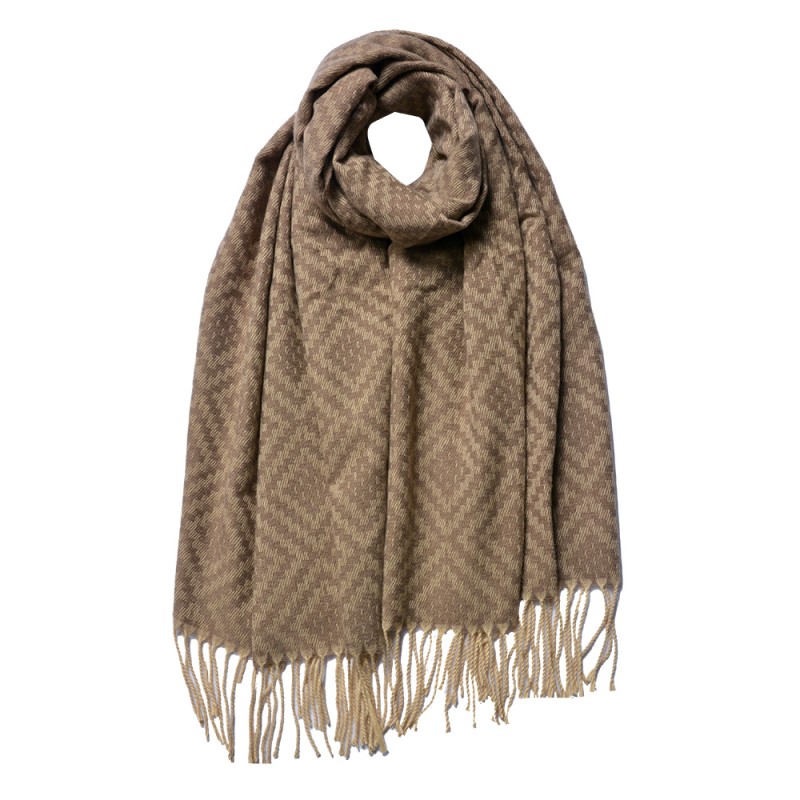 Juleeze Winter Scarf Women 65x180 cm Beige Brown