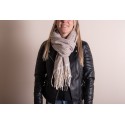 Juleeze Wintersjaal Dames  65x180 cm Beige Bruin