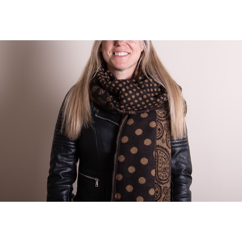 Juleeze Winter Scarf Women 65x190 cm Brown