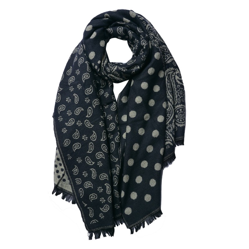 Juleeze Winter Scarf Women 65x190 cm Black White