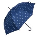 Juleeze Erwachsenen-Regenschirm Ø 98 cm Blau Polyester Punkte