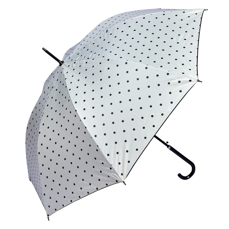 Juleeze Paraplu Volwassenen  Ø 98 cm Wit Zwart Polyester Stippen