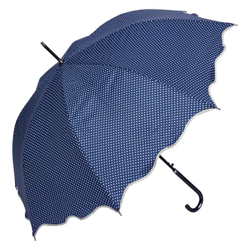 Juleeze Erwachsenen-Regenschirm Ø 98 cm Blau Polyester Punkte