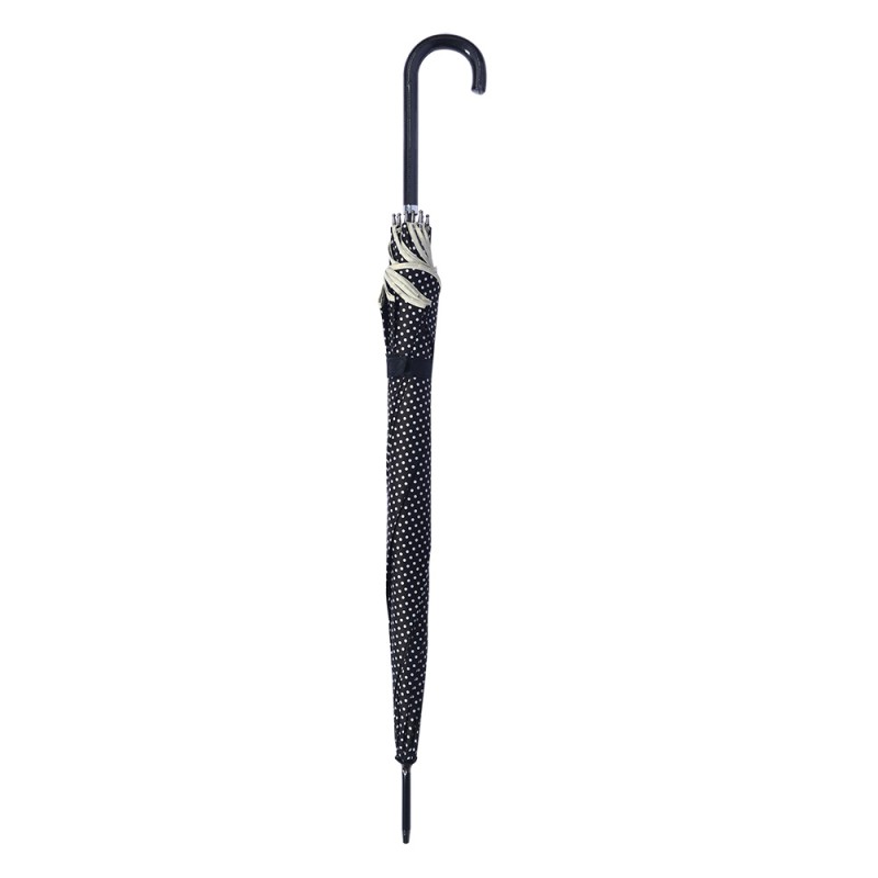 Juleeze Parapluie pour adultes Ø 98 cm Noir Polyester Points