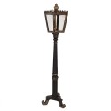 Clayre & Eef Floor Lamp 44x40x172 cm Black Gold colored Wood Iron
