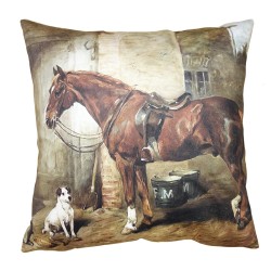 Clayre & Eef Federa per cuscino 45x45 cm Turchese Poliestere