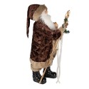Clayre & Eef Figurine Santa Claus 82 cm Brown Plastic