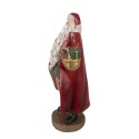 Clayre & Eef Figurine Père Noël 23 cm Rouge Polyrésine
