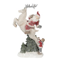 Clayre & Eef Figurine Santa...