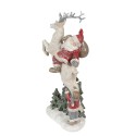 Clayre & Eef Figurine Santa Claus 33 cm Red White Polyresin
