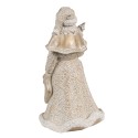 Clayre & Eef Statuetta Babbo Natale  15 cm Color oro Poliresina