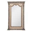 Clayre & Eef Mirror 90x153 cm Grey Beige Wood Glass