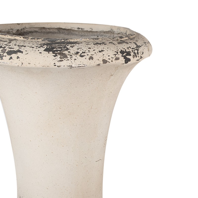 Clayre & Eef Fioriera Ø 34x62 cm Beige Materiale ceramico