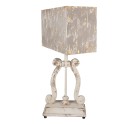 Clayre & Eef Table Lamp 50x22x83 cm Beige Grey Iron