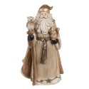 Clayre & Eef Figurine Santa Claus 23 cm Brown Polyresin