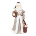 Clayre & Eef Figurine Santa Claus 31 cm Grey Polyresin