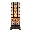 LumiLamp Table Lamp Tiffany 18x18x45 cm Beige Glass