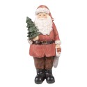 Clayre & Eef Figur Weihnachtsmann 14 cm Rot Polyresin