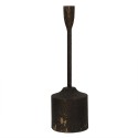 Clayre & Eef Candelabro set di 3 35/30/25 cm Nero Ferro