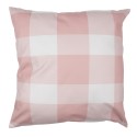 Clayre & Eef Kussenhoes  45x45 cm Roze Wit Polyester Hert