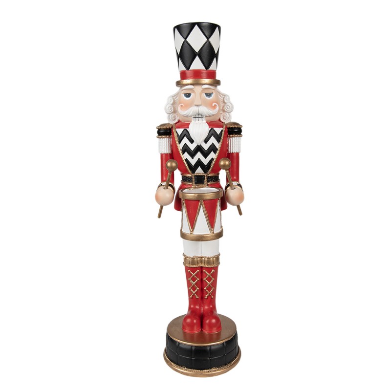 Clayre & Eef Christmas Decoration Figurine Nutcracker 33 cm Red Polyresin