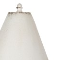 Clayre & Eef Tischlampe Ø 26x55 cm Weiß Eisen