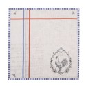 Clayre & Eef Napkins Cotton Set of 6 40x40 cm Beige Cotton Square Rooster