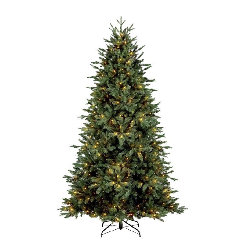 Clayre & Eef Christmas Tree Ø 137x240 cm Green Plastic