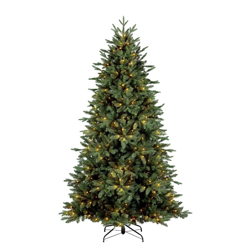 Clayre & Eef Christmas Tree Ø 162x300 cm Green Plastic