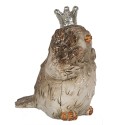Clayre & Eef Decorative Figurine Bird 8 cm Beige Polyresin