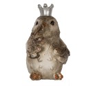 Clayre & Eef Dekorationsfigur Vogel 9 cm Beige Polyresin
