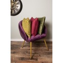 Clayre & Eef Cushion Cover 45x45 cm Purple Polyester