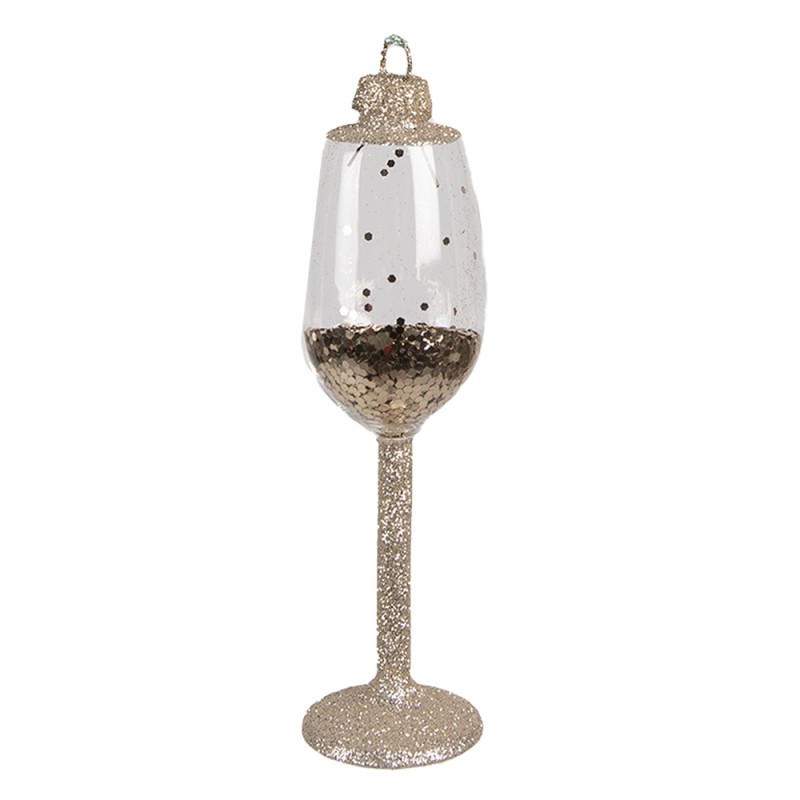 Clayre & Eef Kersthanger Champagneglas set van 6