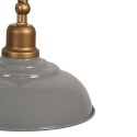 Clayre & Eef Wall Light 33x21x48 cm Grey Gold colored Iron