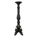 Clayre & Eef Candle holder 60 cm Black Wood