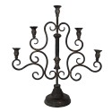 Clayre & Eef Candle holder 49 cm Black Iron