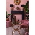 Clayre & Eef Fireplace Surround 125x27x108 cm Black Wood Rectangle