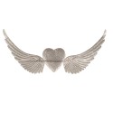 Clayre & Eef Wall Decoration Wings 120x1x55 cm Gold colored Iron