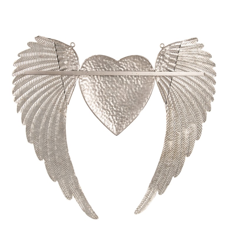 Decoration Statue Wings with heart Gold colored 74x1x63 cm | 74x1x63 cm | Clayre & Eef | 5Y1176