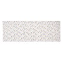 Clayre & Eef Table Runner 50x140 cm White Cotton Flowers