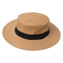 Juleeze Chapeau de femme Beige Paille en papier