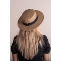 Juleeze Chapeau de femme Beige Paille en papier