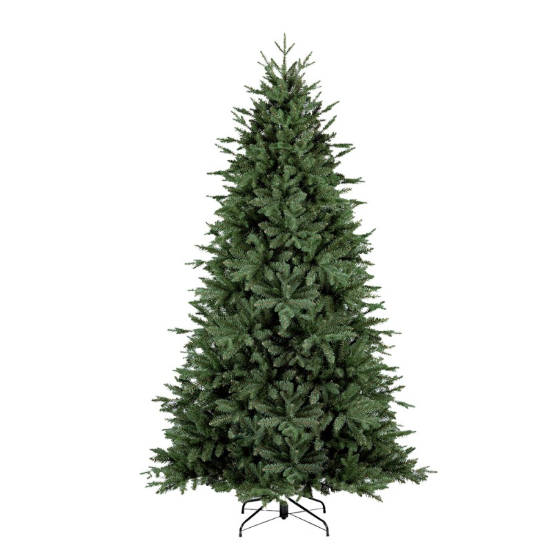 Clayre & Eef Christmas Tree Ø 119x210 cm Green Plastic